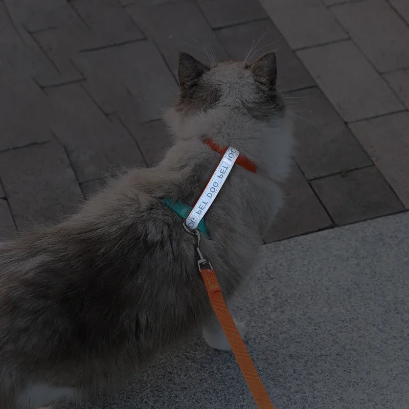 على شكل H حزام الحيوانات الأليفة العاكسة المضادة للانفصال ، مجموعة المقود ، حزام الصدر للكلاب الصغيرة والمتوسطة ، جرو الرصاص المشي في الهواء الطلق