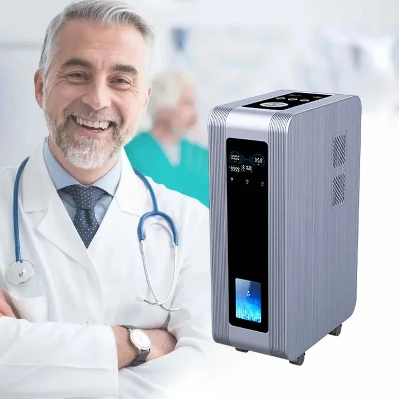 SPE PEM Hydrogen Inhalation Machine 3000ml Electrolysis Hydrogen Therapy Browns Gas Generator High Flow Hydrogen Inhalar