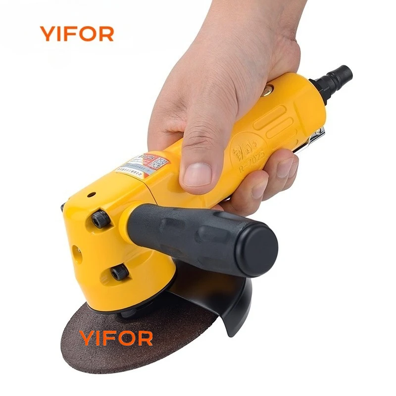 เครื่องเจียรลมอุตสาหกรรมขนาด 4 นิ้ว สำหรับงานก่อสร้างโลหะ ตัดและขัดกระจก หินอ่อน ไม้ เครื่องขัด