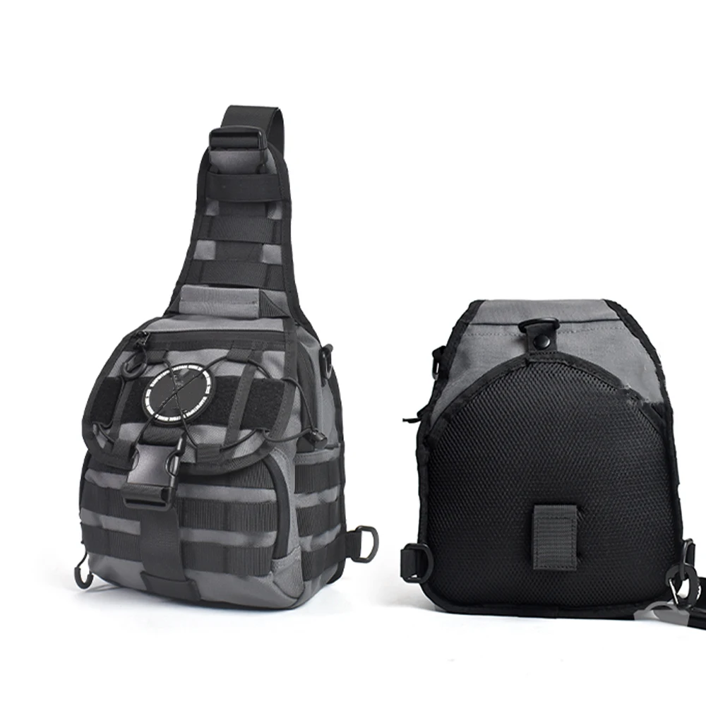 

Tactical Chest Pack Pouch Airsoft MOLLE 1000D Waterproof Large Capacity Crossbody Shoulder Bag for CS Hunting Paintball Shooting