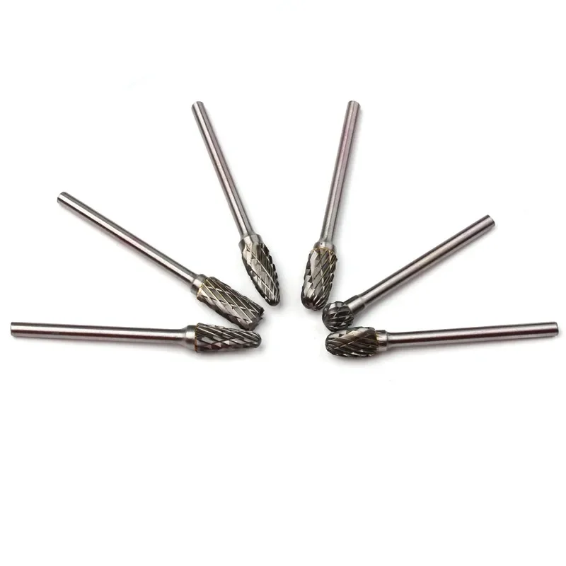 10 Pcs Putar Duri File Penggilingan Pemotong Router Bit Set Multifungsi Alat Abrasif Woodworking Logam Cutter Alat