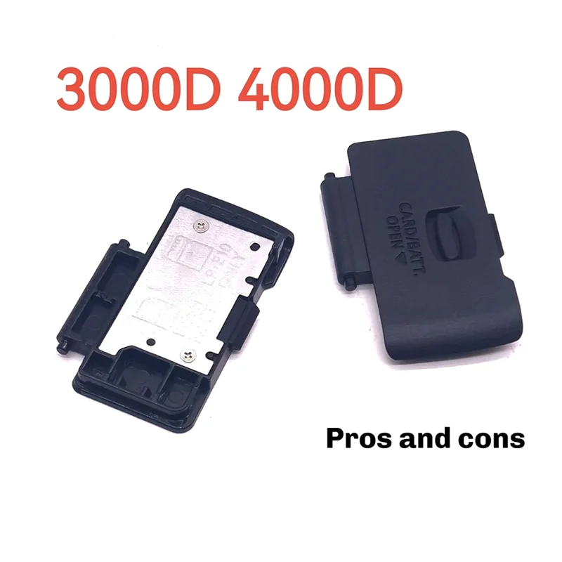 AA84 استبدال غطاء باب البطارية لكاميرا كانون 3000D 4000D غطاء غطاء متين لمقصورة البطارية