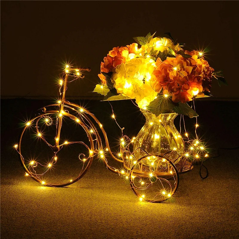 2m/3m/5m/10m Battery/USB LED String Lights Garland Lamp DIY Party Wedding  Christmas Tree Flasher Fairy Lights Home Decoration