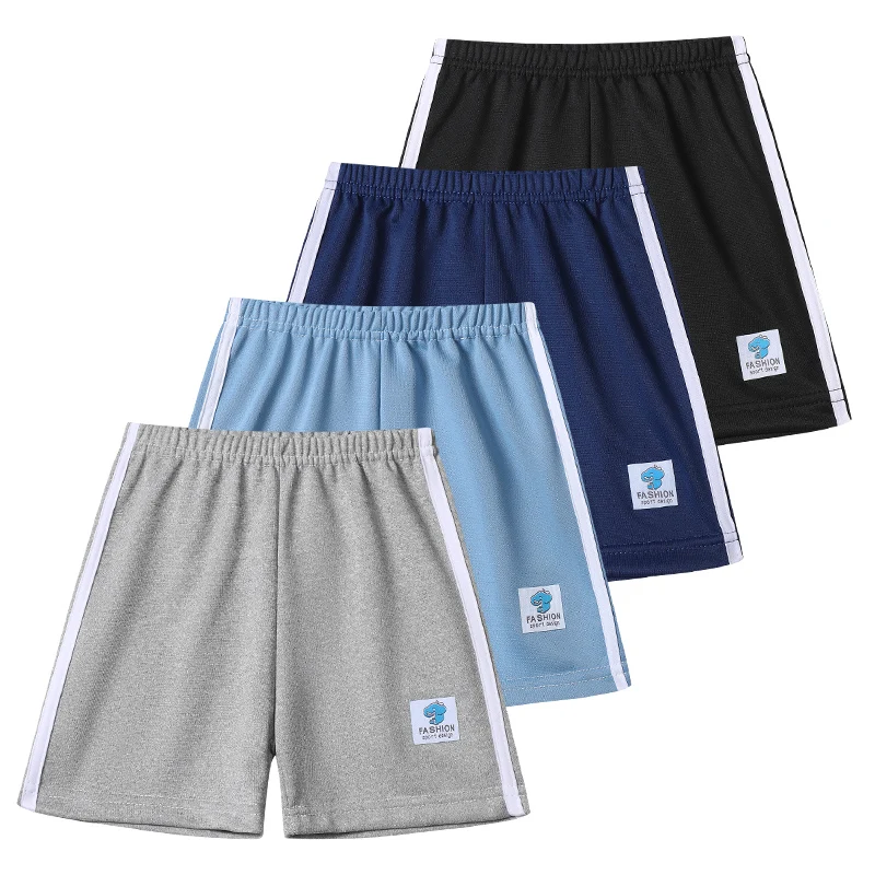 4/1 Pcs Summer Children's Candy Colored Basic Simple And Versatile Shorts For Boys And Girls Loose Sports Running Casual Pants