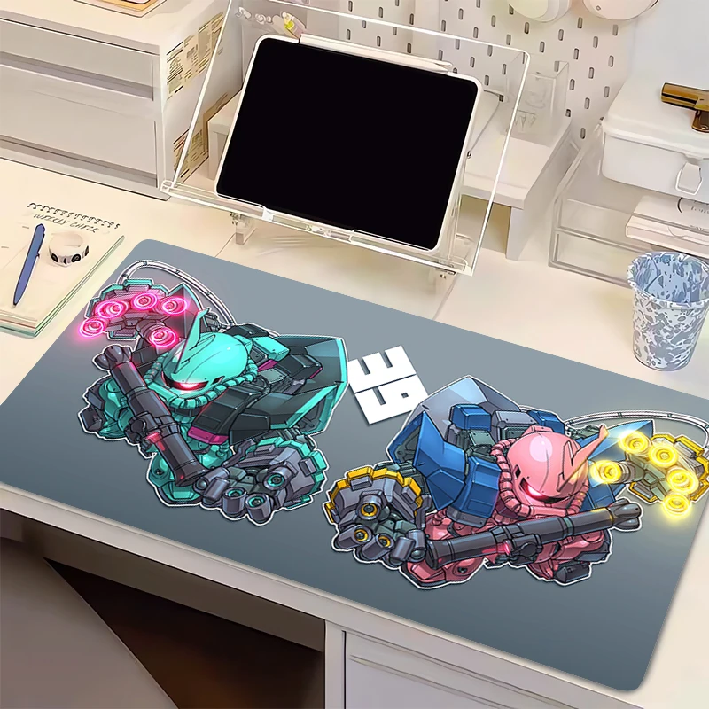 Mouse Pad Mechanical Warrior G-gundam Z-zaku II Anime rubber table Game Desk mat Computer Keyboard Pad PC gaming carpet mousepad - view 3