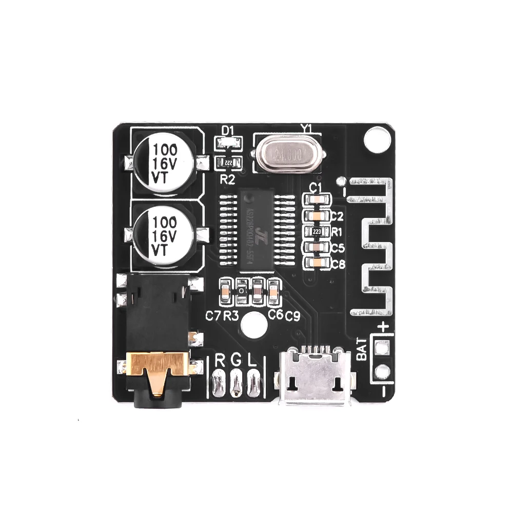 5 PCS 1 PCS VHM-314 Bluetooth Placa Receptor de Áudio Bluetooth 5.0 MP3 Lossless Decoder Board Módulo de Música Estéreo Sem Fio 3.7-5V