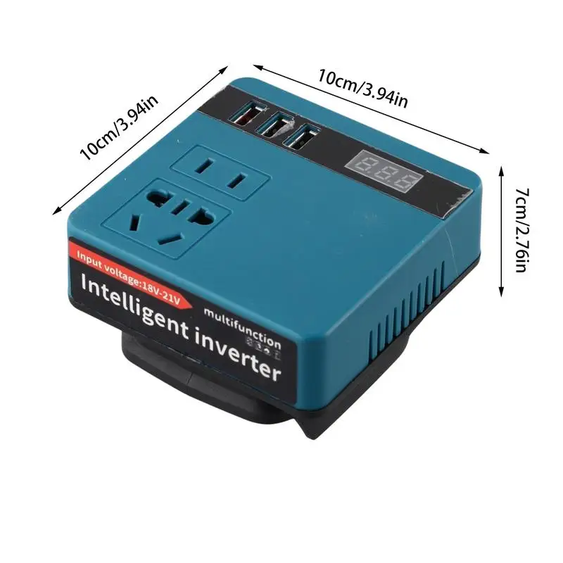 AC220V lithium battery inverter For Makita 18V Li-ion B​attery Outdoor Operation Inverter AC220V/DC18V Power Station Generator