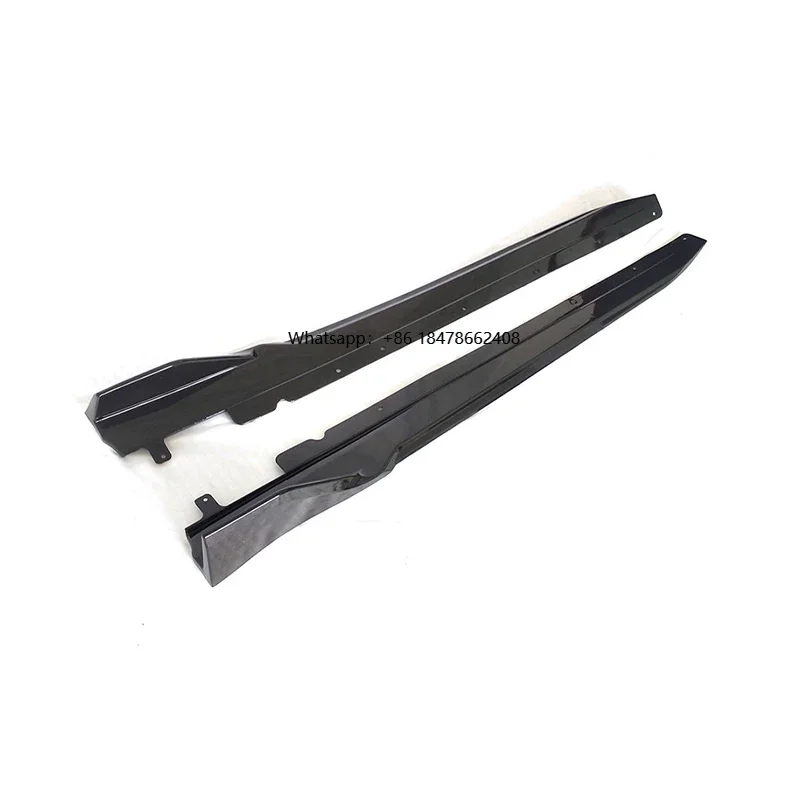 2021-2025 for 4 Series G22 Side Skirt Extender New Carbon Fiber Edge Protector Side Skirts with Tow Hook Cut-Outs