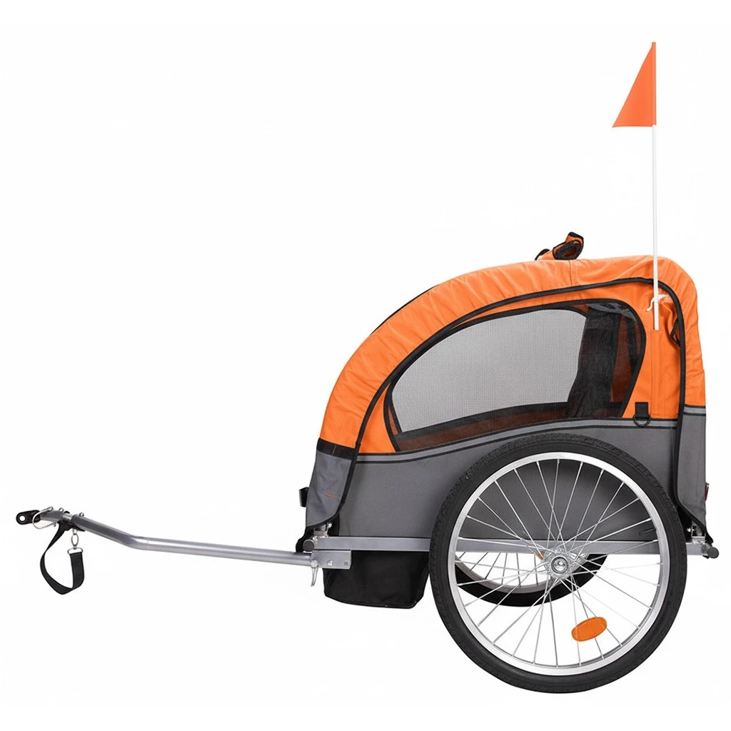 Bicycle Trailer for Kids, Rear Mounted Child Carrier Wagon for Mountain Bike Travel