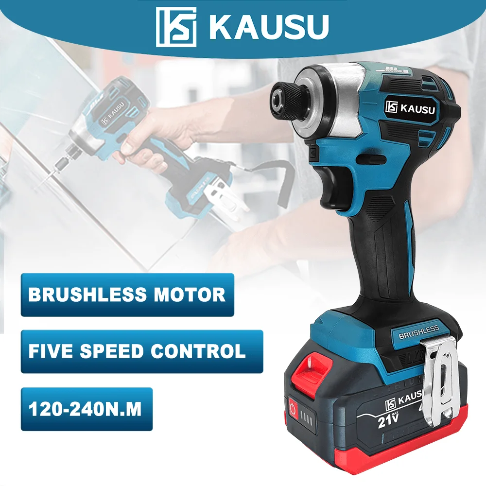 

5-Speed Brushless Electric Screwdriver Cordless Rechargeable Electric Screw Driver Compact Power Tool For Makita 18v Battery