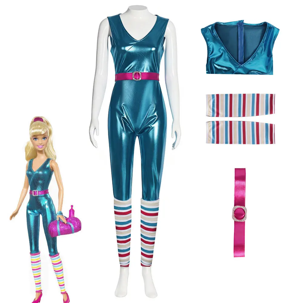 Eleganter, schmal geschnittener Prinzessinnen-Jumpsuit für Damen mit Taillengürtel, Halloween-Karneval-Party-Rollenspiel-Cosplay-Outfit