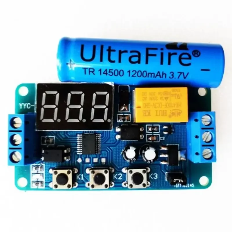 

Delay Relay Module Signal Cycle Timing Pull-in on / off Switch 3V 3.7V 4.5V 5V 6V