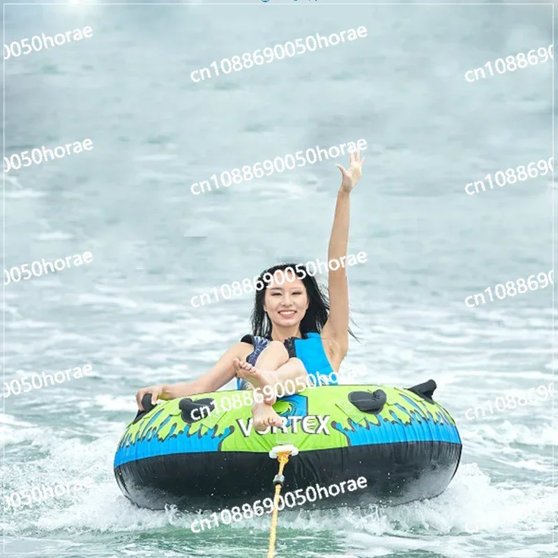 

1 Rider Inflatable Towable Tube Ring , Towing Donut, Jet Ski for Fun Watersports