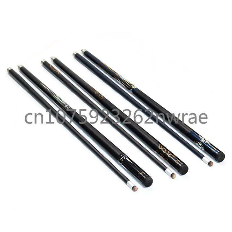 

Black graphite carbon fiber material 1/2 center joint billiard pool cue stick with 13mm