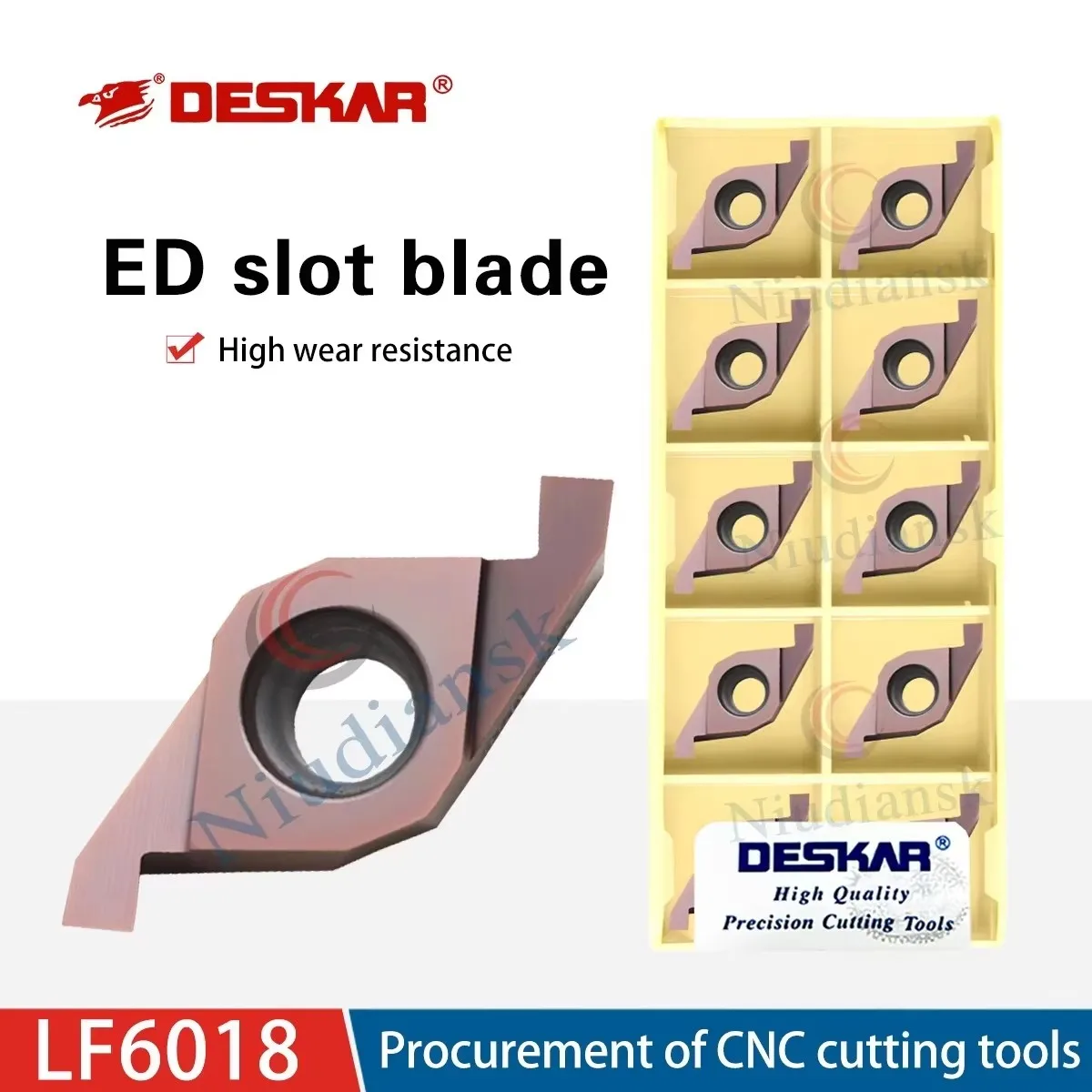 Machining Center FC1604R100-1.0/200-2.0/250-2.5 LF6018 DESKAR Numerical Control Lathe Grooving Blade Stainless Steel Processing