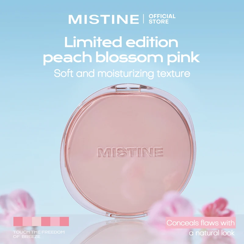 Mistine fond de teint coussin d'air avec finition rosée naturelle 13g maquillage liquide Blush translucide mélange naturel 7g