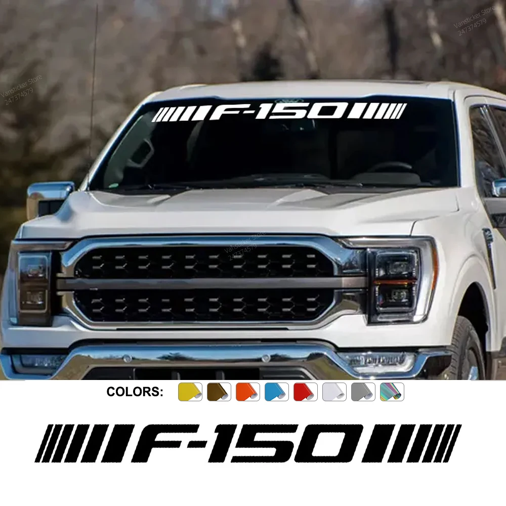 Car Front Windshield Stickers Truck Graphics Stripes Pickup Vinyl Decor Decals Auto Tuning Accessories For Ford F150 Raptor