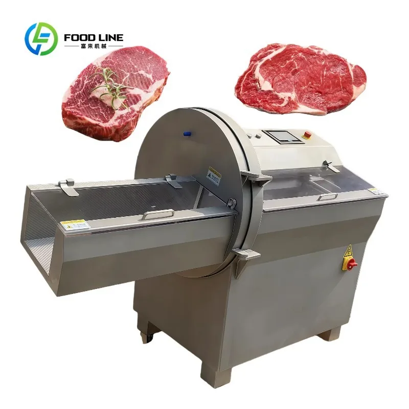 Customized Industrial Automatic Meat Slicing Thickness Adjustable Machine Bacon Cheese Ham Steak Slicing Slicer Machine