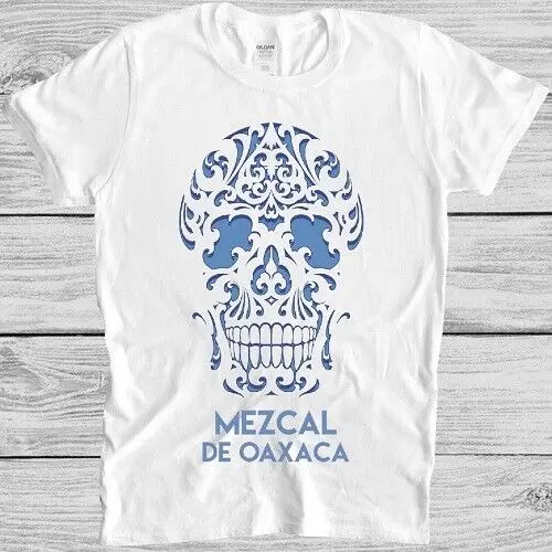 Mezcal T Shirt Mexico Vintage Tequila Sugar Oaxaca Skull Gift Cool Tee   Tees Y2K tops Unisex Summer Short Sleeve