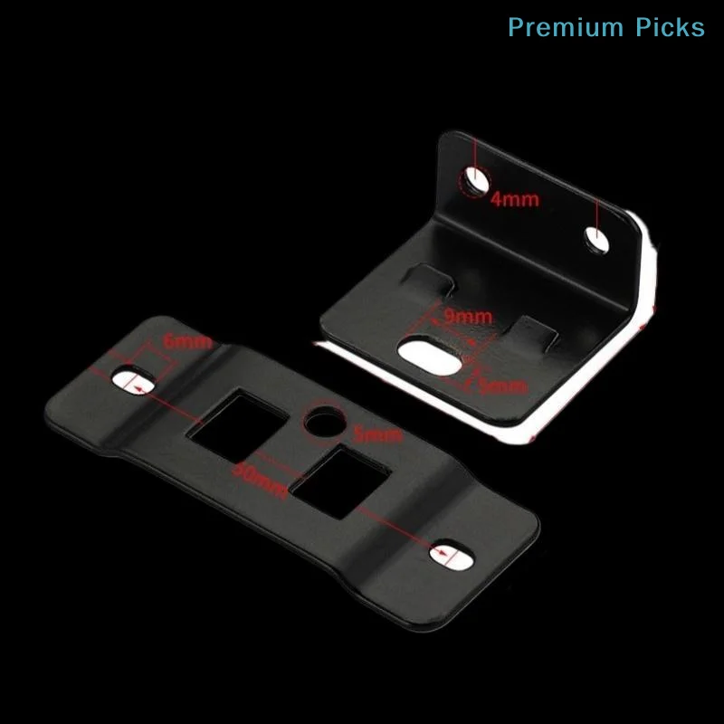 portable4Pcs Home Renovation DIY Tool Accessories Fixed Fastener 2-In-1 Insert Furniture Laminate L-Shaped 90 Degree Connector
