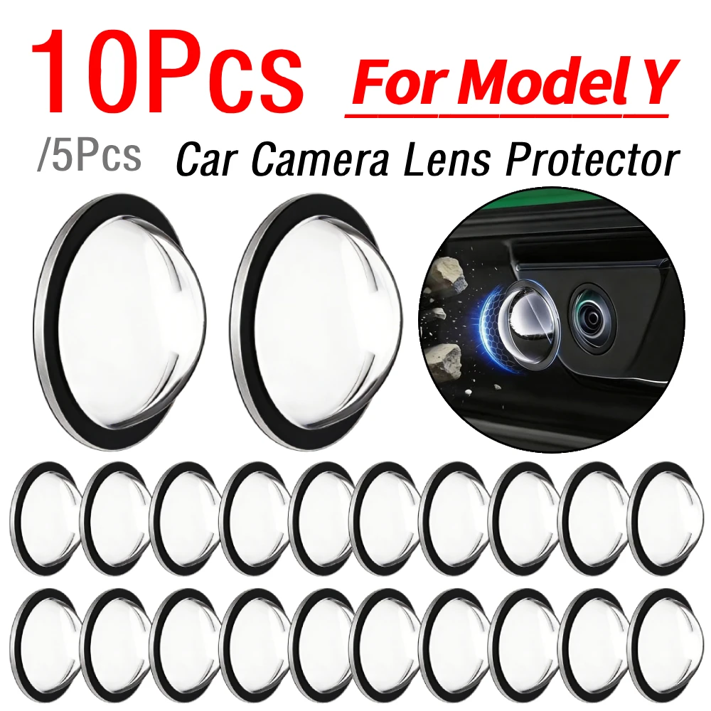

5/10Pcs Lens Guard Protective Cover for Tesla Refreshed Model Y Lens Guard Car Backup Camera Protective Sticker Car Accessories