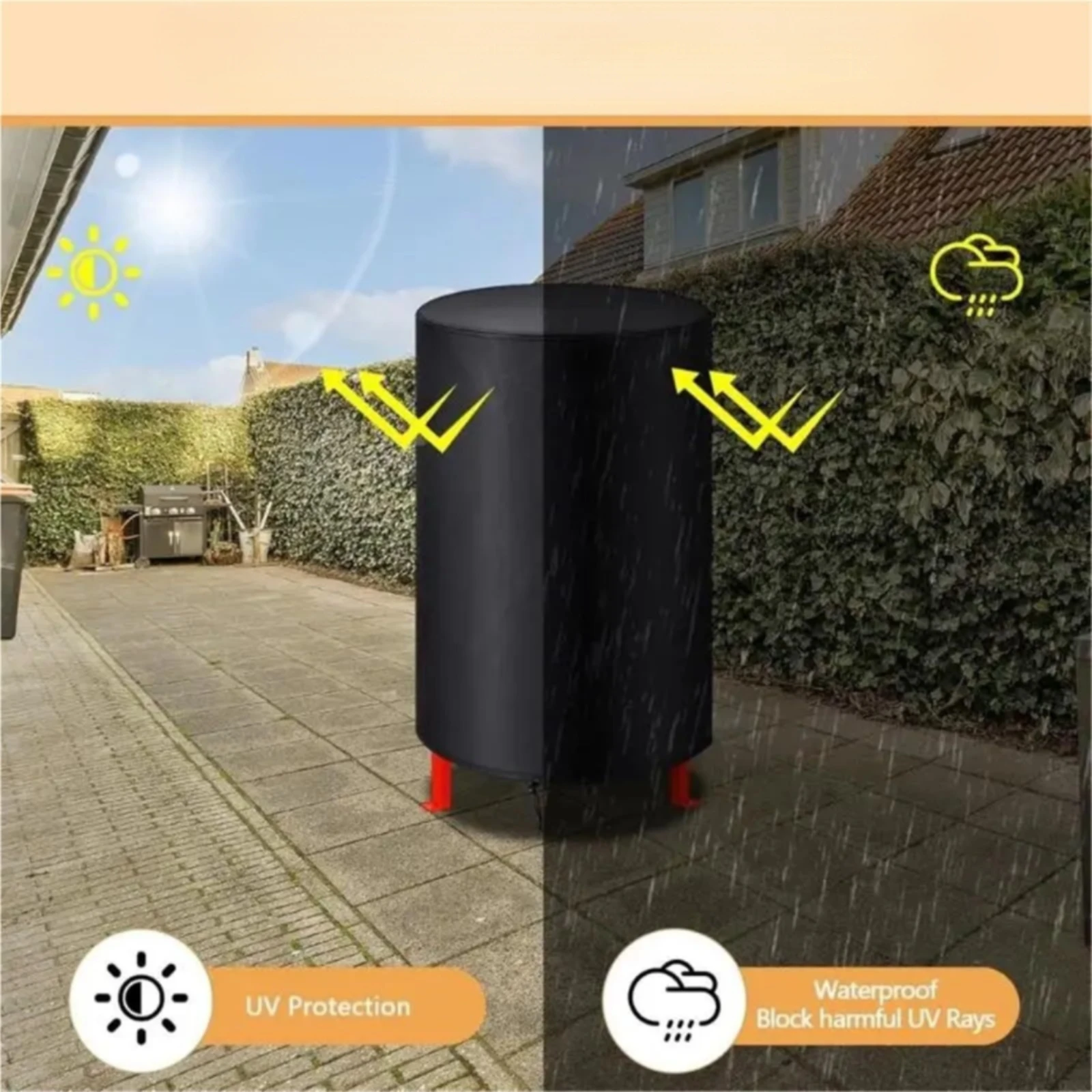 Honey Extractor Cover Weatherproof Beekeeping Extractor Cover with Zipper and Drawstring Protector Weather Resistant Heavy-Duty view 3