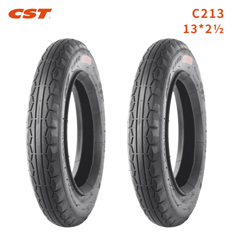 

CST-Electric Bicycle Tires, Thickened Vacuum Tyre Parts, Electric Cycle Tyre for E-Bike Tires, 13 in, 13*2 1/2