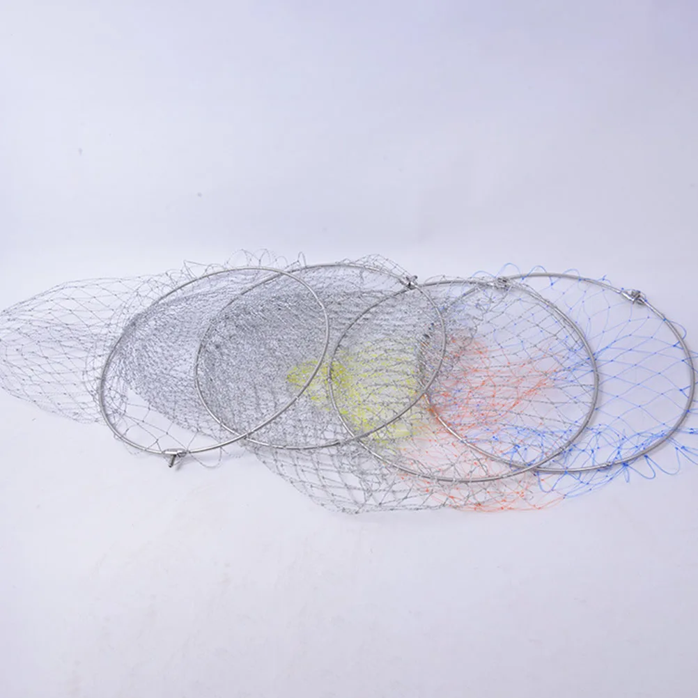 

Durable Fishing Net Foldable Lightweight Fly Fishing Accessory Strong Structure Firm Multi-Strand Braiding Technology Reliable