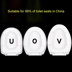 Home universal seat toilet lid with thick plate seat cushion ring to slow down U, V, O new and old accessories lid seat toilet