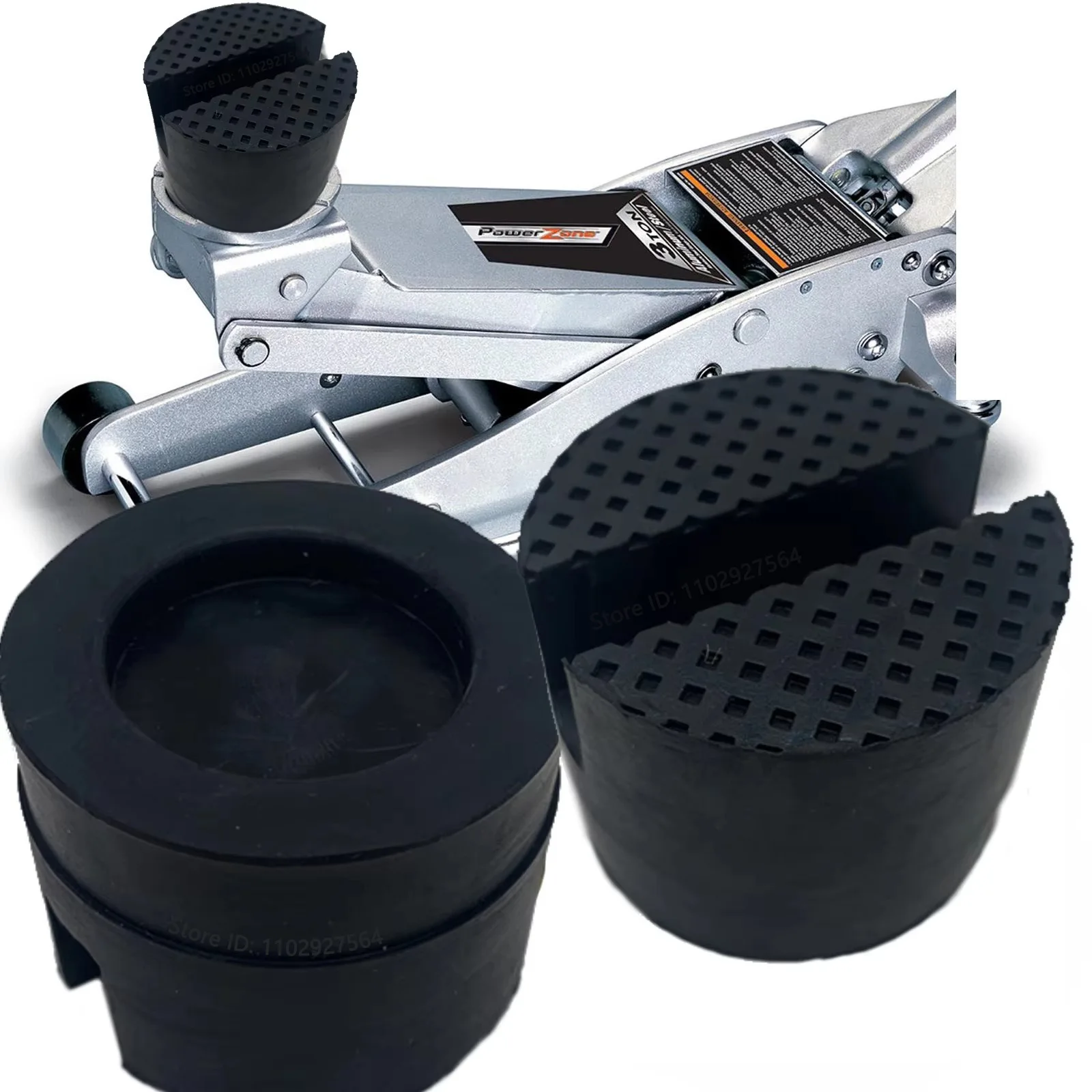 Auto Rubber Jack Pad Frame Protector Adapter Jacking Tool Vloer Ingelaste Pinch Weld Side Lifting Schijf Voor Toyota Subaru Fiat Volvo