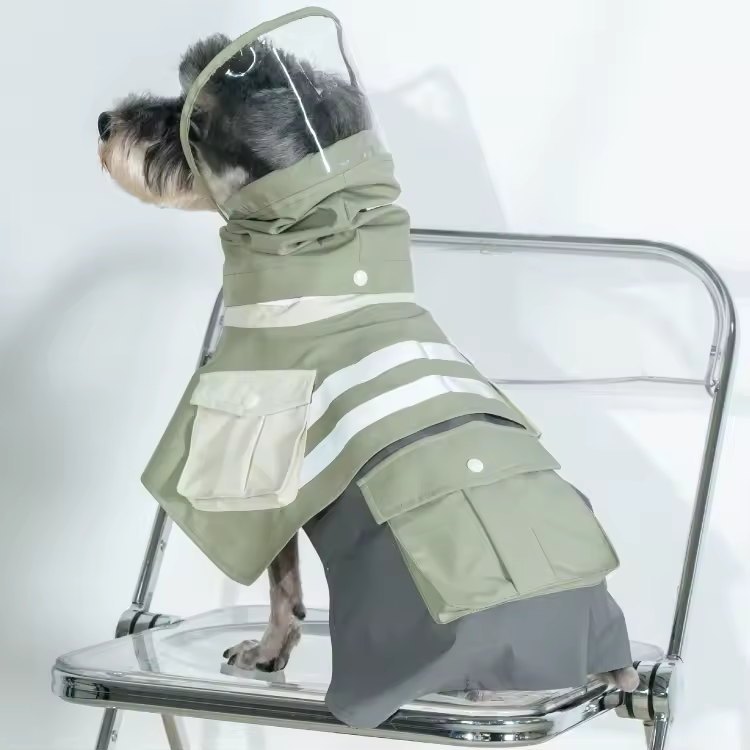 Reflective dog Raincoat High quality waterproof pet raincoat pet jacket