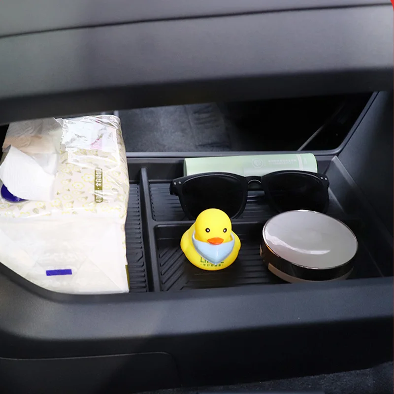 For Zeekr 001 central control lower storage box storage box layer debris layering Car accessories