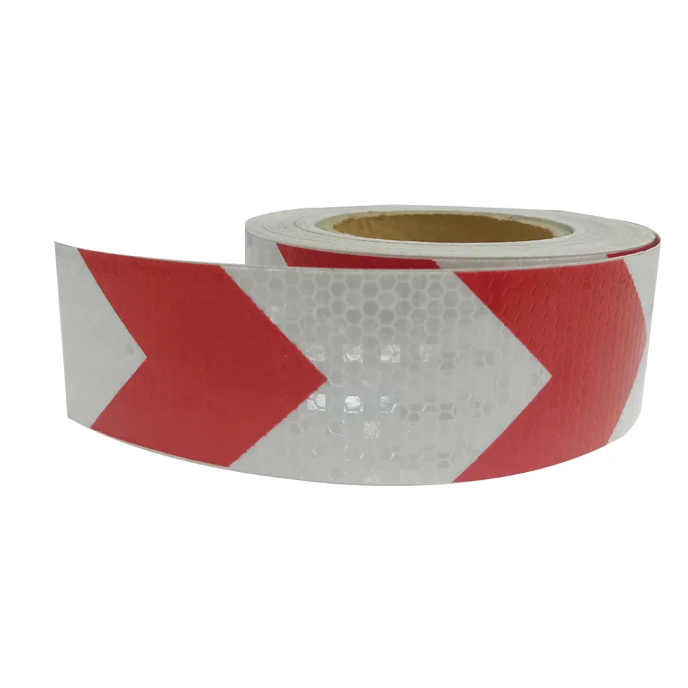 5x300cm Arrow Reflective Tape Car Sticker Safety Warning Mark Self Adhesive Tape