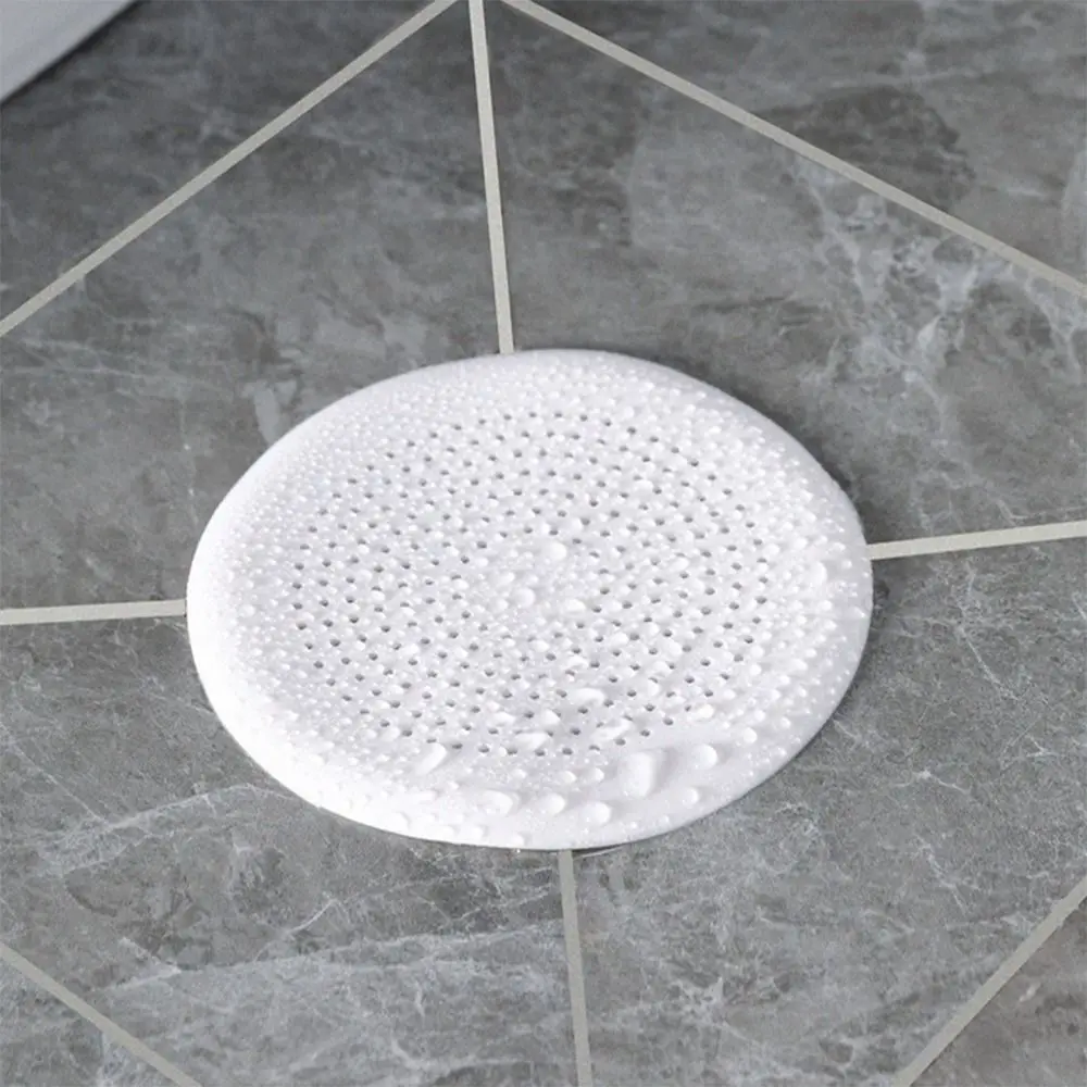 Roundness Kitchen Strainers New TPR Square Floor Drain Filter Durable Bottom Sucker Bathtub Drain Strainers Kitchen