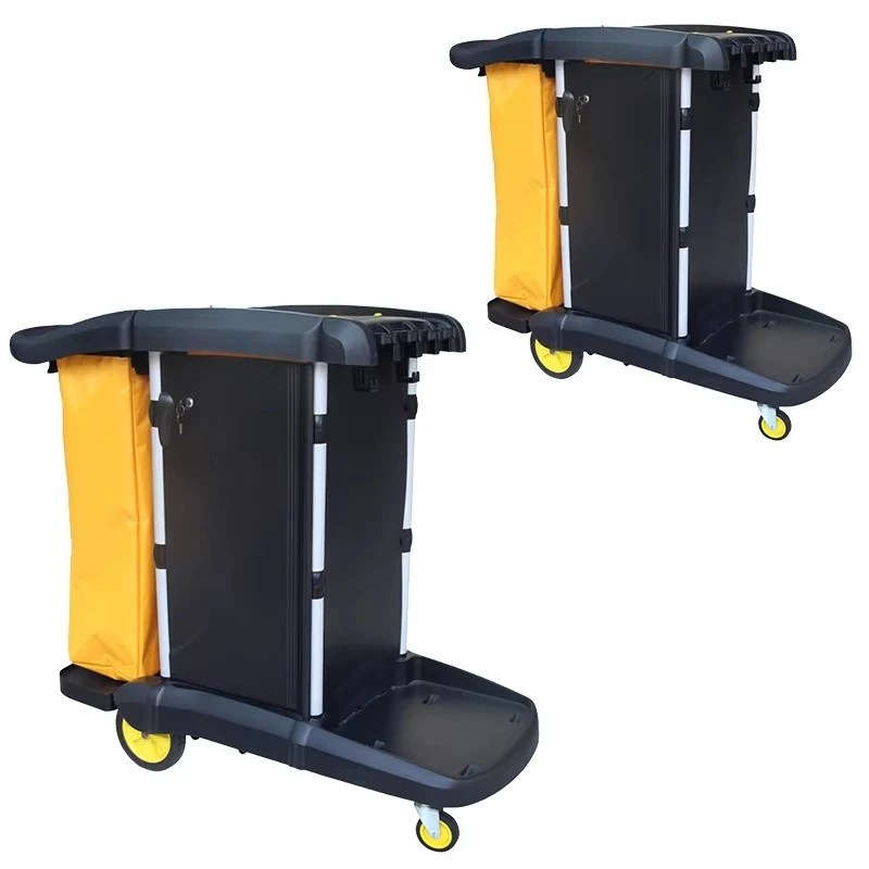 Berserk Pp Cleaning Carts Push Cart Room Hotel Multifunctuonal Trolley Cart