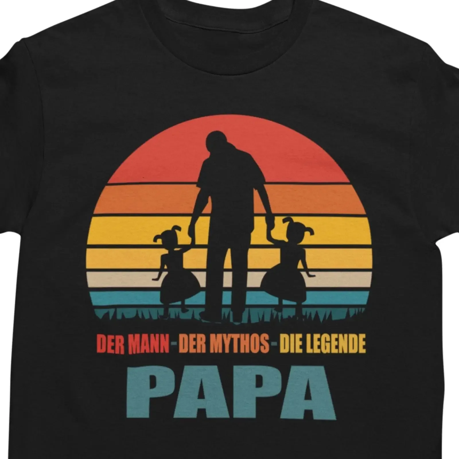 Papa Geschenk T Shirt Herren Vatertag Geburtstag Vater Idee vintage Washed Stylish Unisex graphic fashion Slightly Breathable