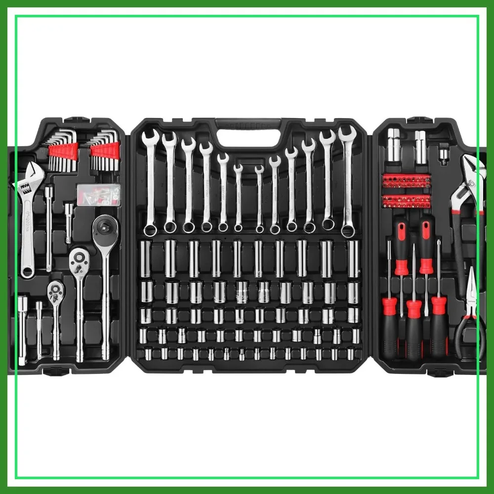 

248-Piece Mechanics Tool Set, Sockets & Wrenches, Auto Repair Kit with Storage Case