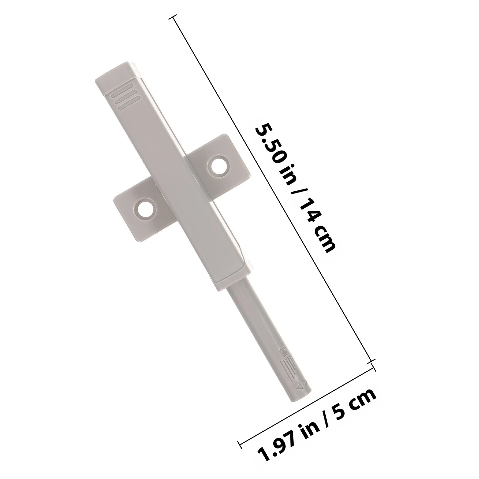 2 مجموعة واجب مزلاج خزانة دفع لفتح اللمس المخفي الصيد لخزانة دفع الإصدار مزلاج خزانة درج الأثاث الأجهزة