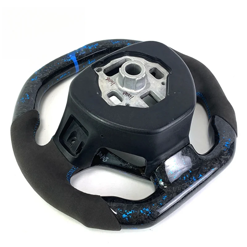 

Hot Sale Racing Style Forged Carbon Fiber Steering Wheel Universal Car Modification Accessory