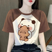 Bubu Dudu t-shirt girl Retro Gothic kawaii 80s Classic t-shirt Comfortable Colorful Y2k University Vintage streetwear