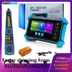 CCTV Tester IPC-5200C Plus 5.4inch IPS Touch Screen 8MP IP CVI TVI AHD Analog 5 IN 1 VGA & 4K HD Input HD IP Camera Tester