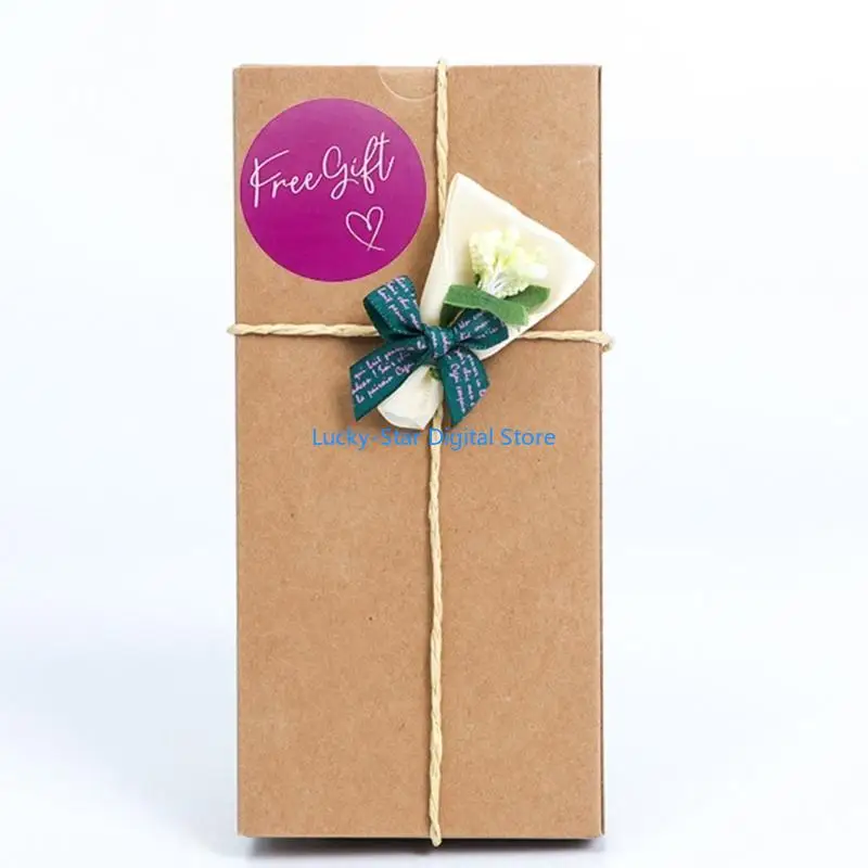 

N7MC 3 Rolls Rould Sticker Give Sticker Self-Learnesive Stickeaway Labels