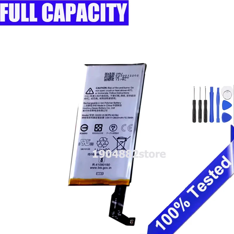 High Quality G020I-B Battery For HTC Google Pixel 4 Battery 2800mAh Pixel4 Rechargeable  Bateria