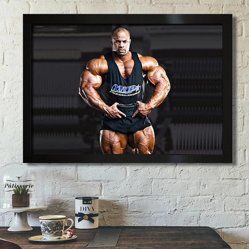 Ronnie Cullman Bodybuilder, Male Gym Muscle Fitness Champion Hot Sale, Print Art Canvas Poster, Living Room Decor, Home Picture
