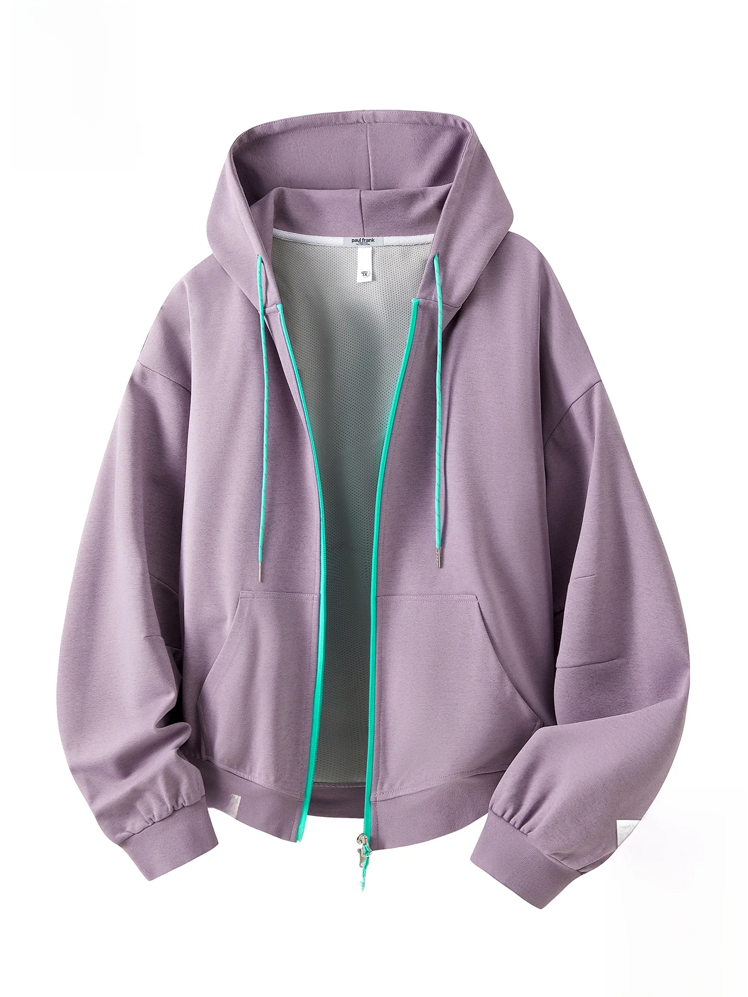 

PaulFrank Large-Mouth Monkey Simple Color Blo Open Cardigan Hoodie Men's Spring New Loose Casual Outerwear Polyester Fiber