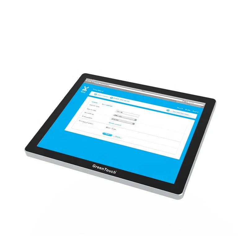 19-Inch Zero Frame Multitouch LCD Monitor Closed Frame PCAP Touch Screen Display Frameless Computer Monitor