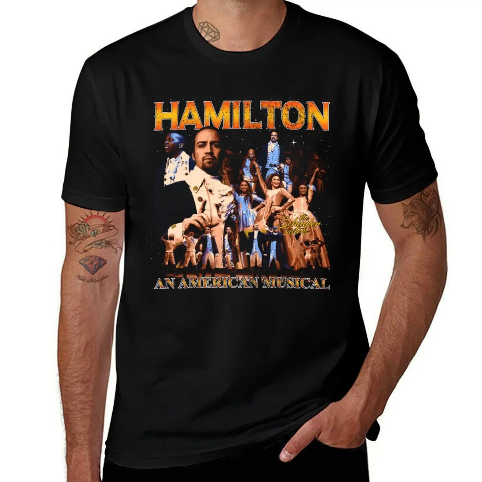 Hamilton - An American Musical T-Shirt Lightweight Cooling Short Sleeve Tee T-Shirt