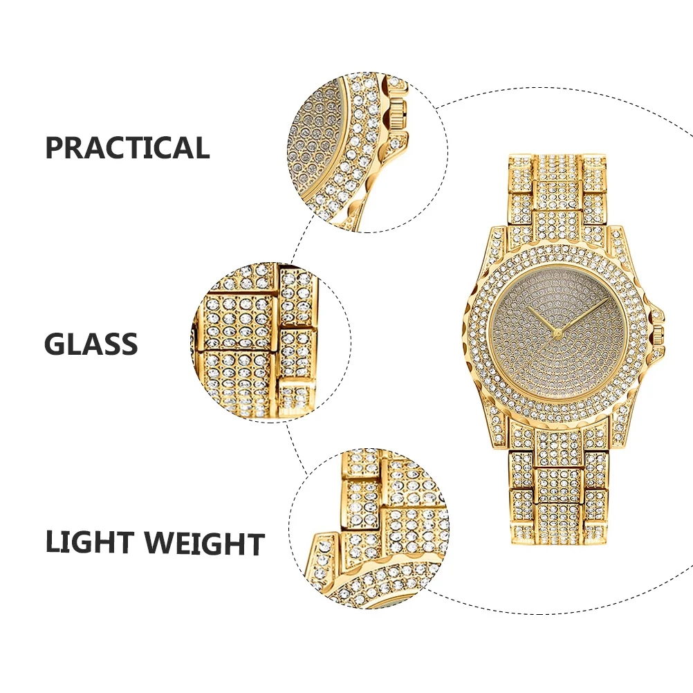 ساعة يد نسائية كوارتز ساعة سيدة أنيقة مادة زجاجية أنيقة مريحة في الارتداء ساعة يد نسائية #1