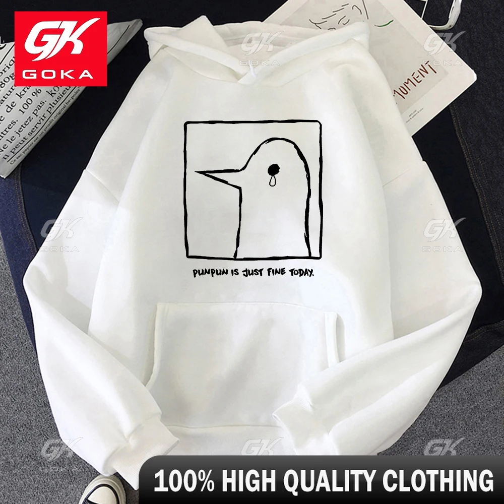 Goodnight Punpun Hoodie Women Harajuku Graphic Kawaii Hoodies Unisex Anime Manga Cartoon Oyasumi Punpun Pullover Cool Hoodies