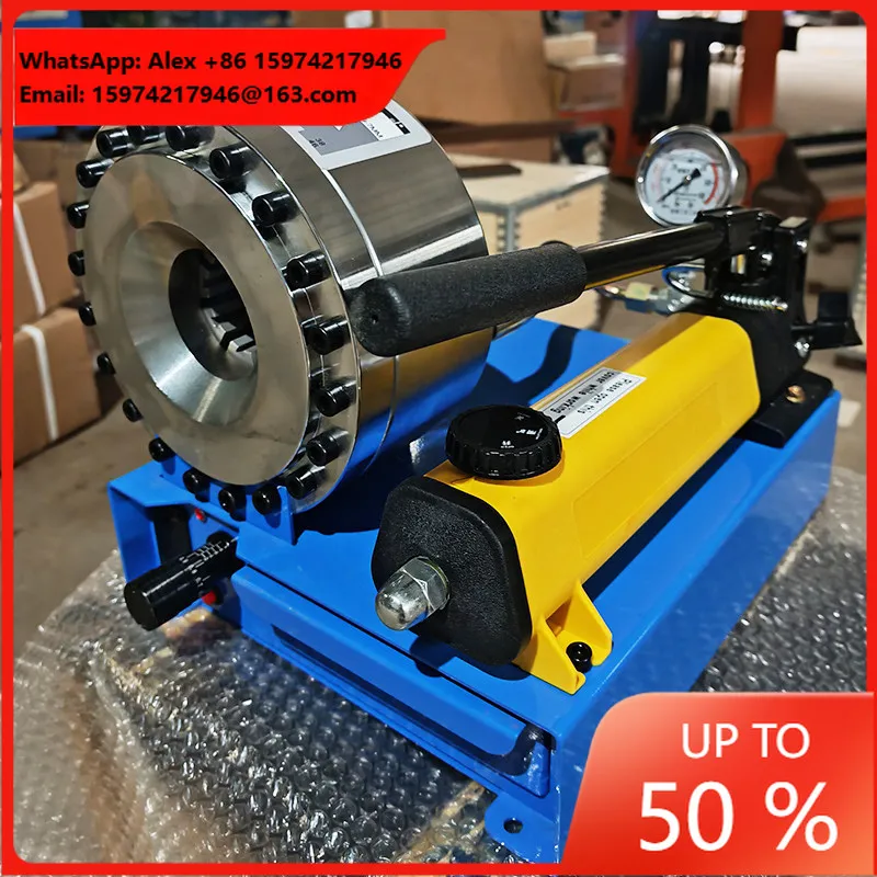 Split-type Tube Crimper Manual Pipe Press Hydraulic Hose Rubber Hose Crimping Machine Compact Portable Steel Pipe Reducer Model